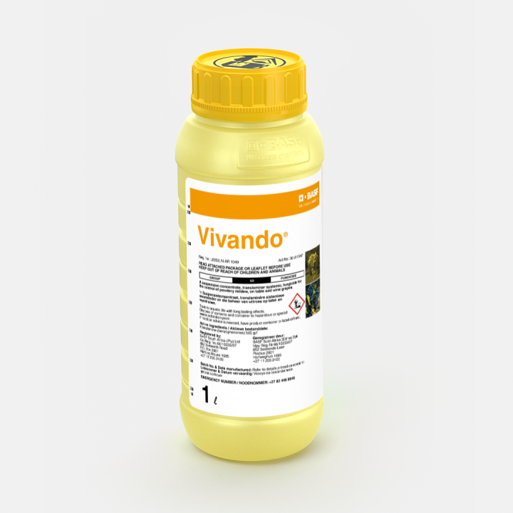 BASF Vivando Fungicide – 1 Gallon Concentrate – Mildew Control For Farm & Fruit Trees – EPA 7969-284